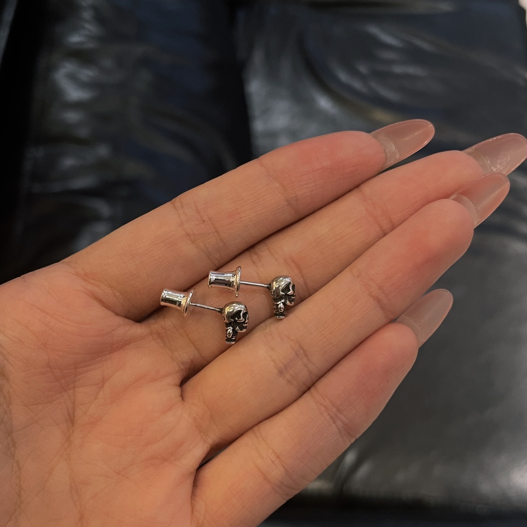 Chrome Hearts Skeleton Soldier Earrings（CHROME HEARTS 223）