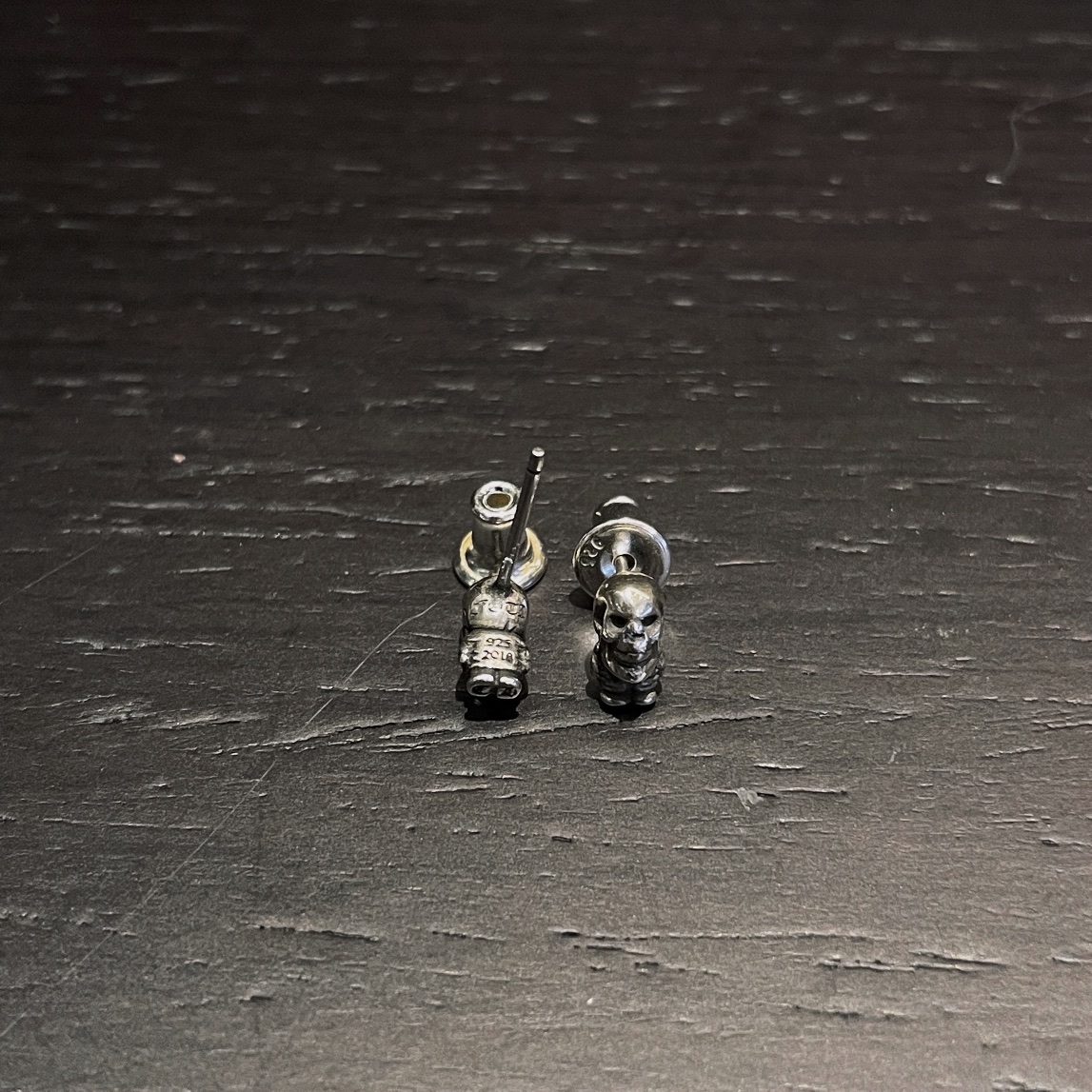 Chrome Hearts Skeleton Soldier Earrings（CHROME HEARTS 223）