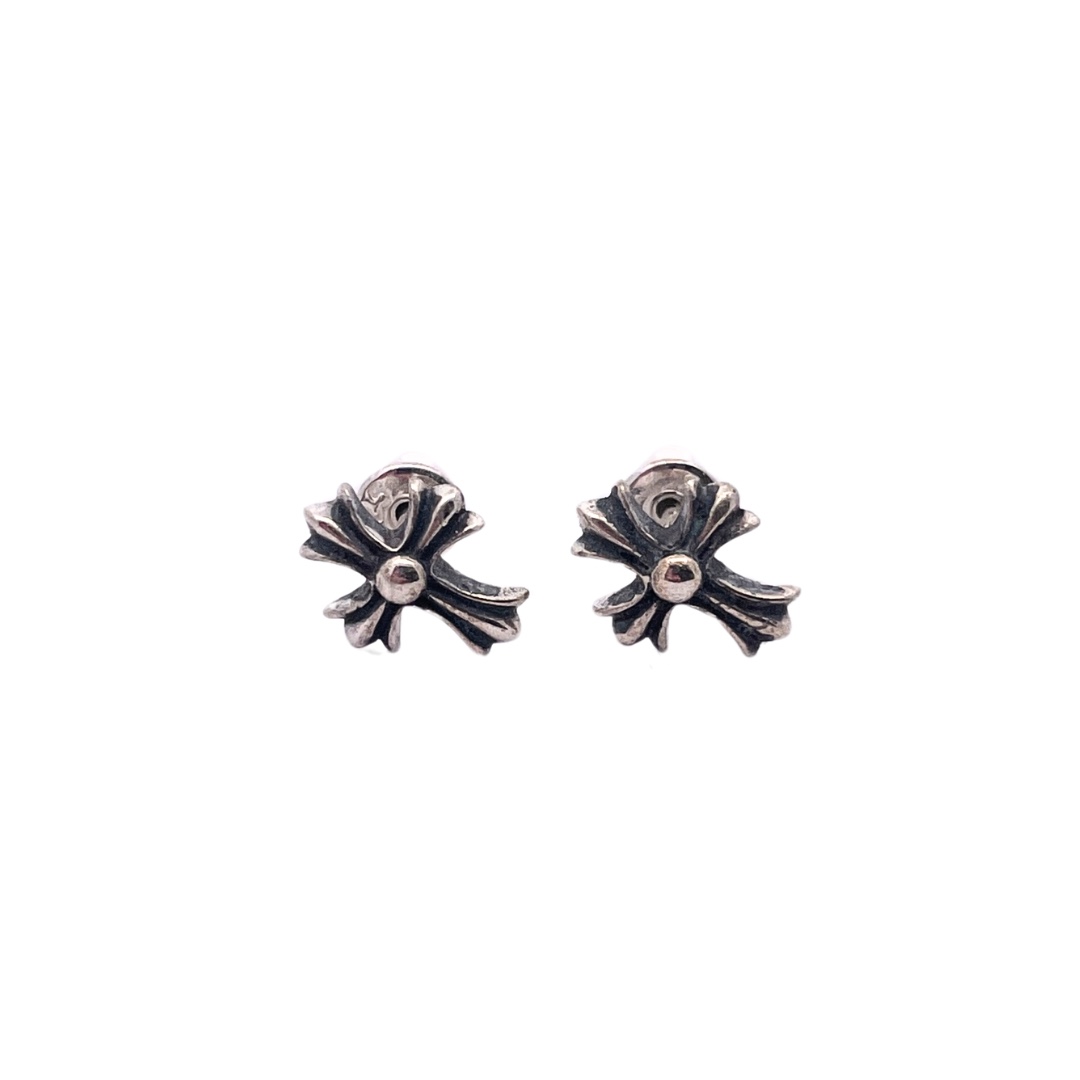 CHROME HEARTS Long Cross Flower Earrings（CHROME HEARTS 224）
