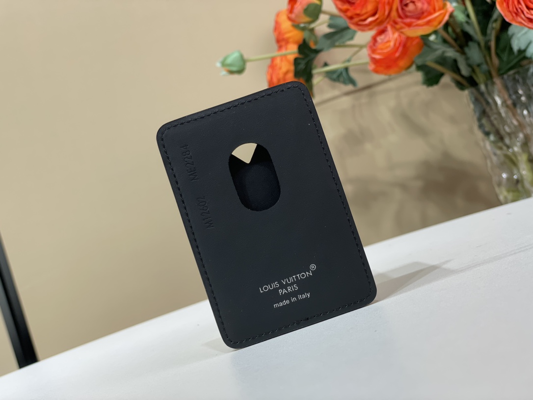 Louis Vuitton Porte-Cartes Magnet Monogram Macassar Canvas（M13185）