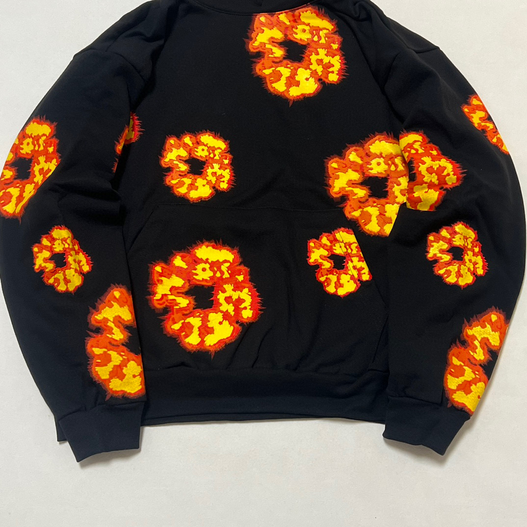Denim Tears x Offset Wreath Hoodie 'Black(BFSET-HS01）