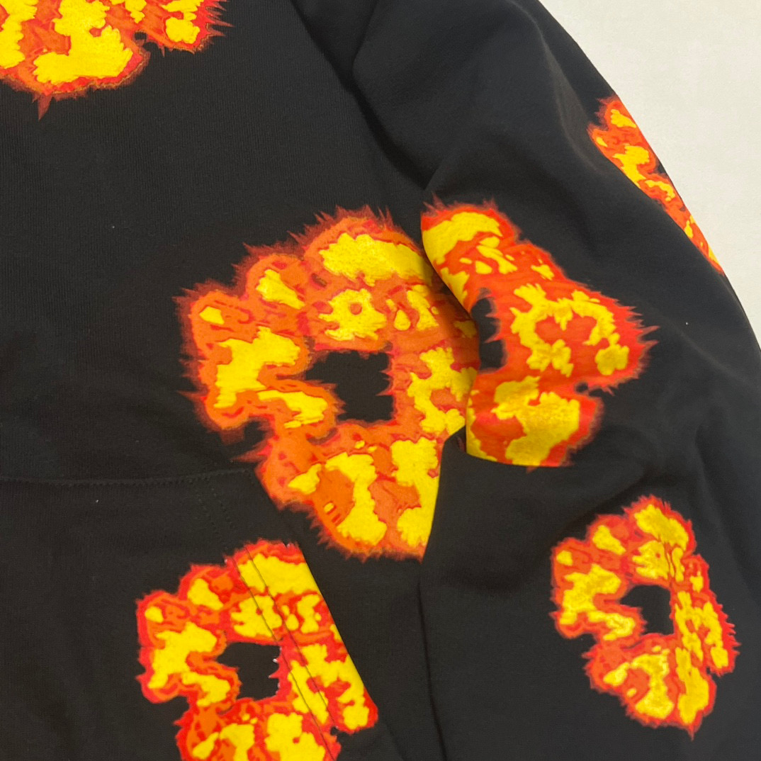 Denim Tears x Offset Wreath Hoodie 'Black(BFSET-HS01）