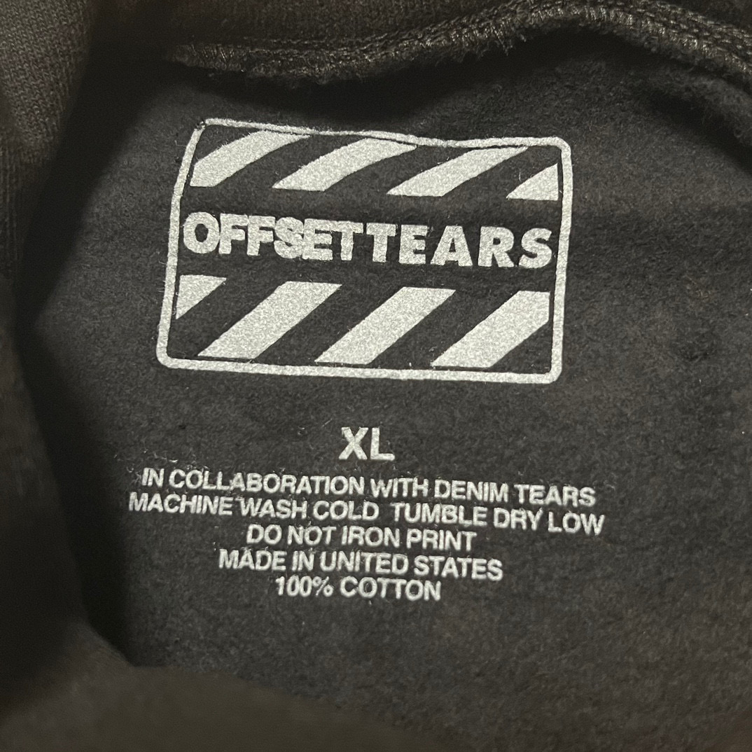 Denim Tears x Offset Wreath Hoodie 'Black(BFSET-HS01）