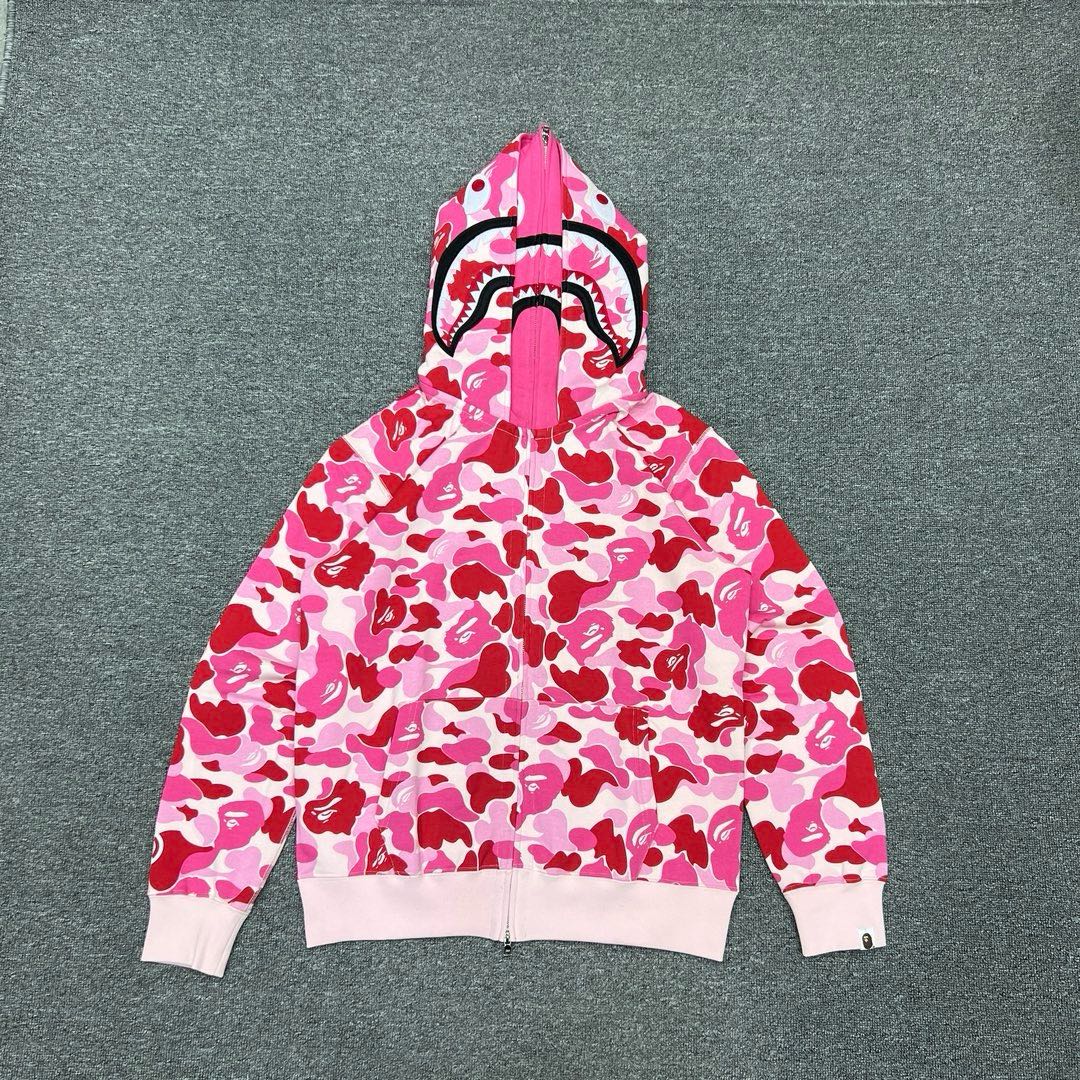 Bape Shark Hoodie"red'（0ZXSWW215018G-1）