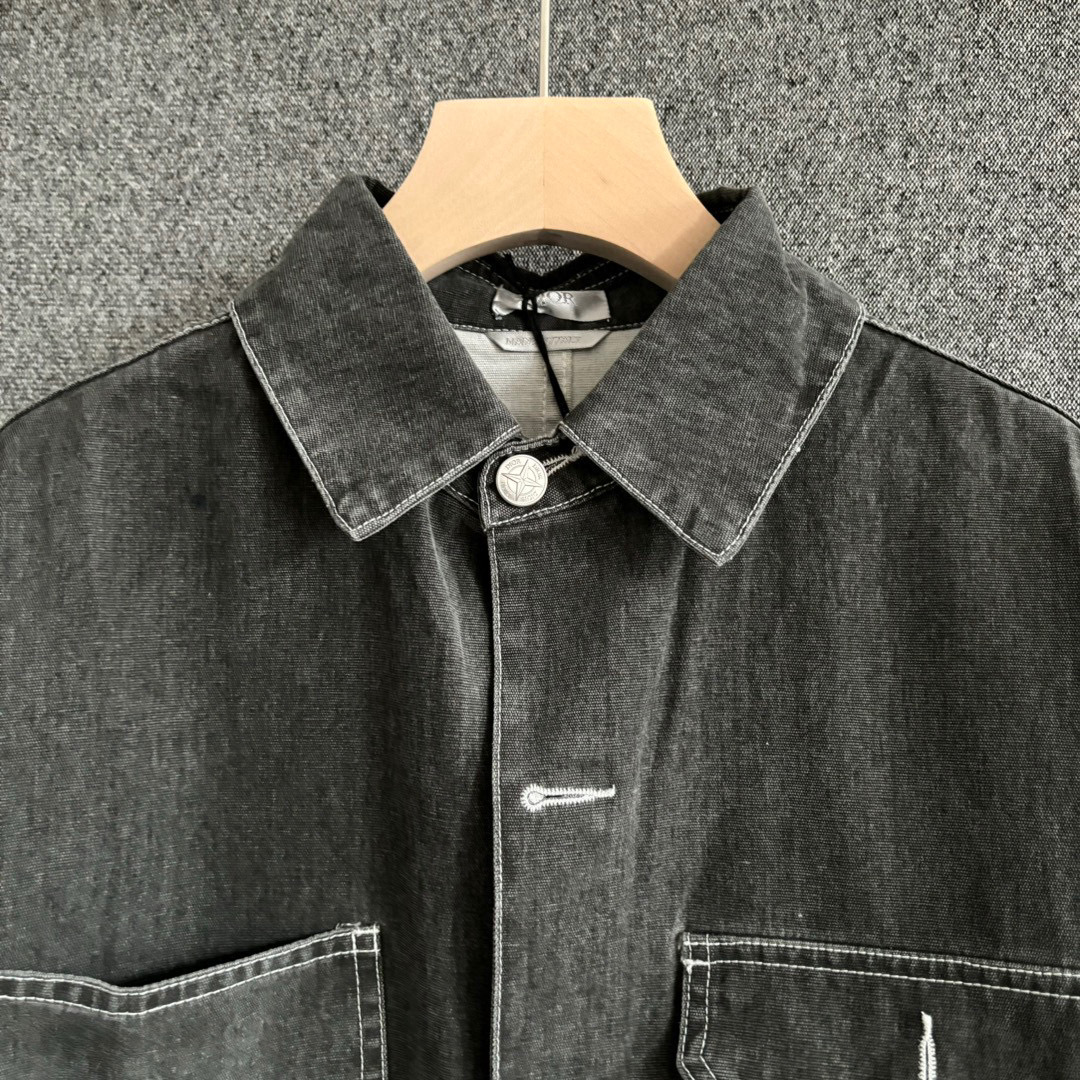  DIOR AND STONE ISLAND  jacket（493D496A385X-C987）