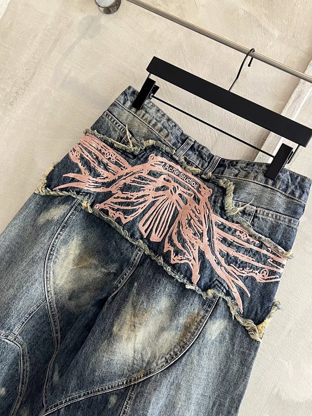 Acne Studios Super baggy fit jeans (BK0634-863）