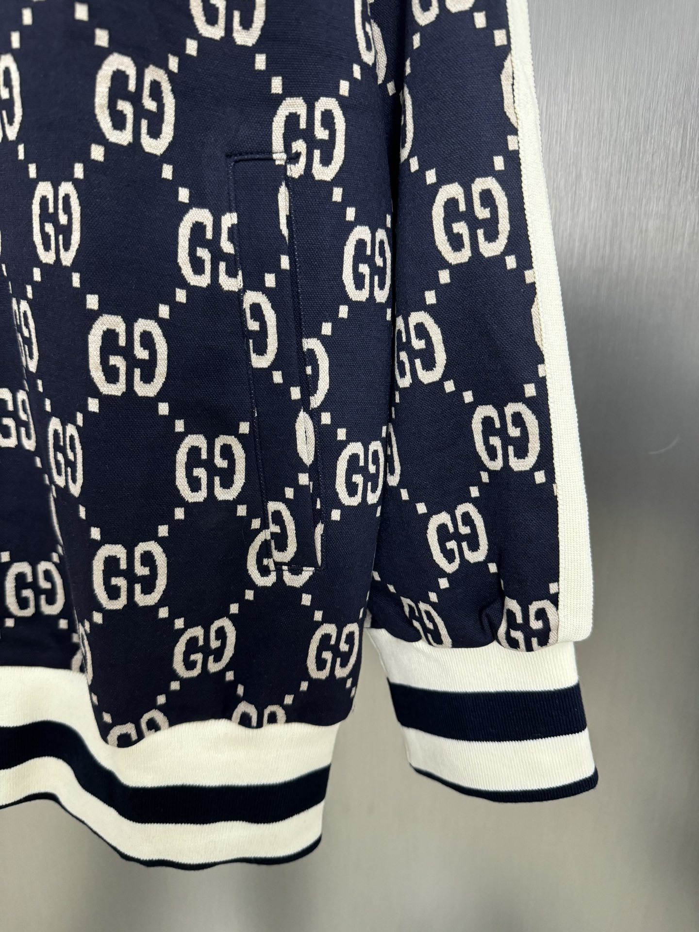 GUCCI GG Jacquard Cotton Jacket（496919-X9V05-4245）