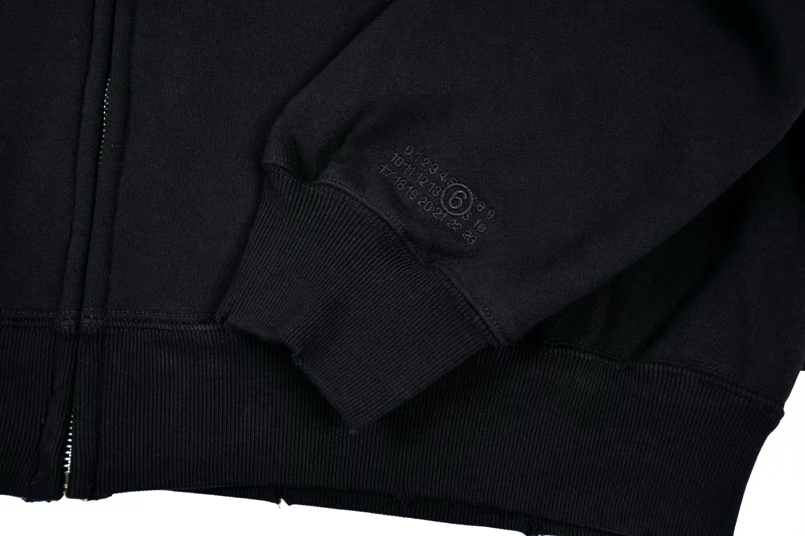 Supreme x MM6 Maison Margiela Zip Up Hooded Sweatshirt （SUP-SS24-113）