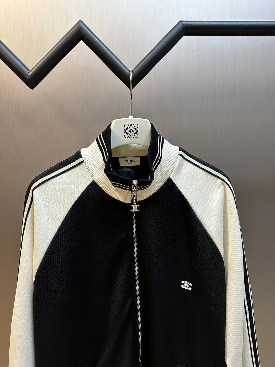 CELINE tracksuit jacket in double faced jersey（2Y14H121O-38EC）