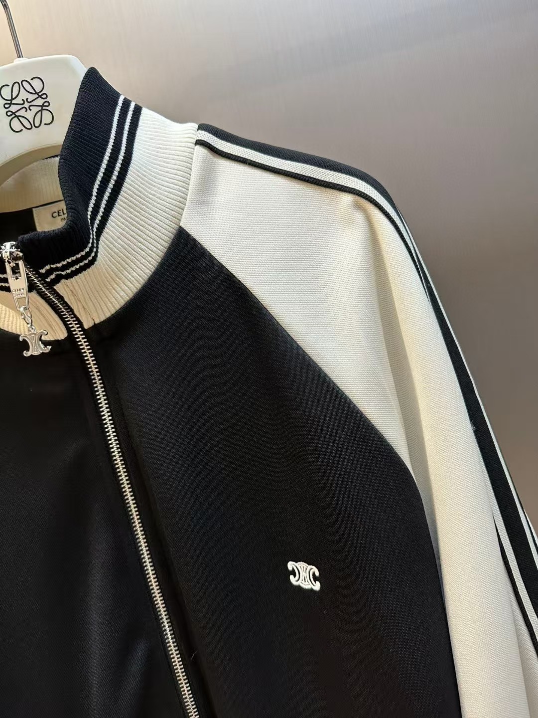 CELINE tracksuit jacket in double faced jersey（2Y14H121O-38EC）