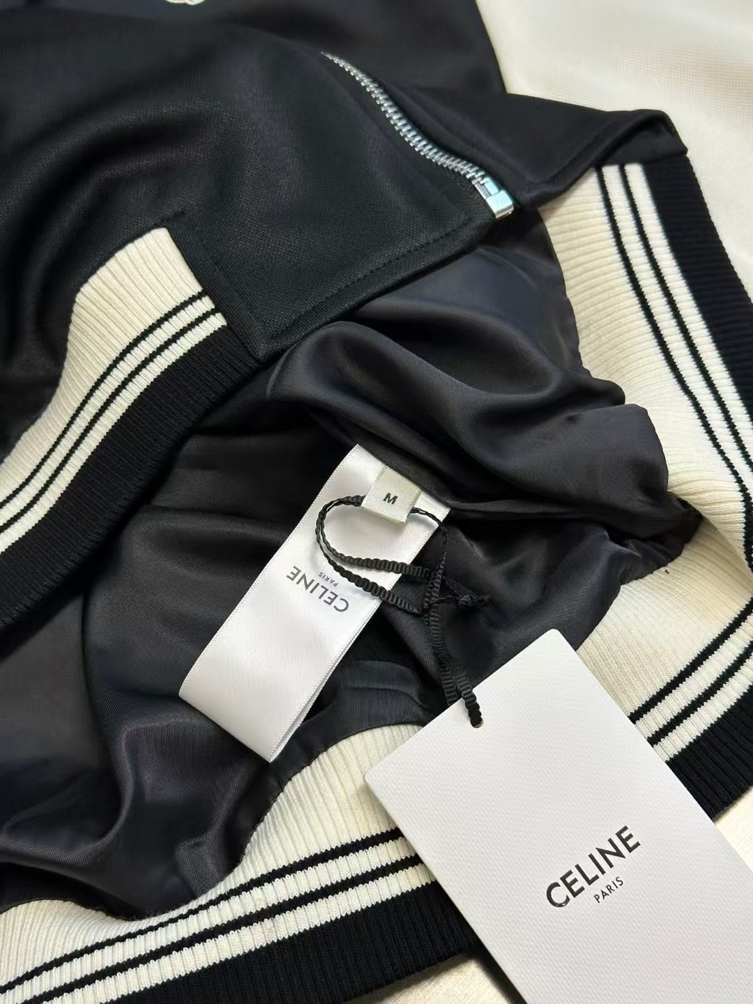 CELINE tracksuit jacket in double faced jersey（2Y14H121O-38EC）