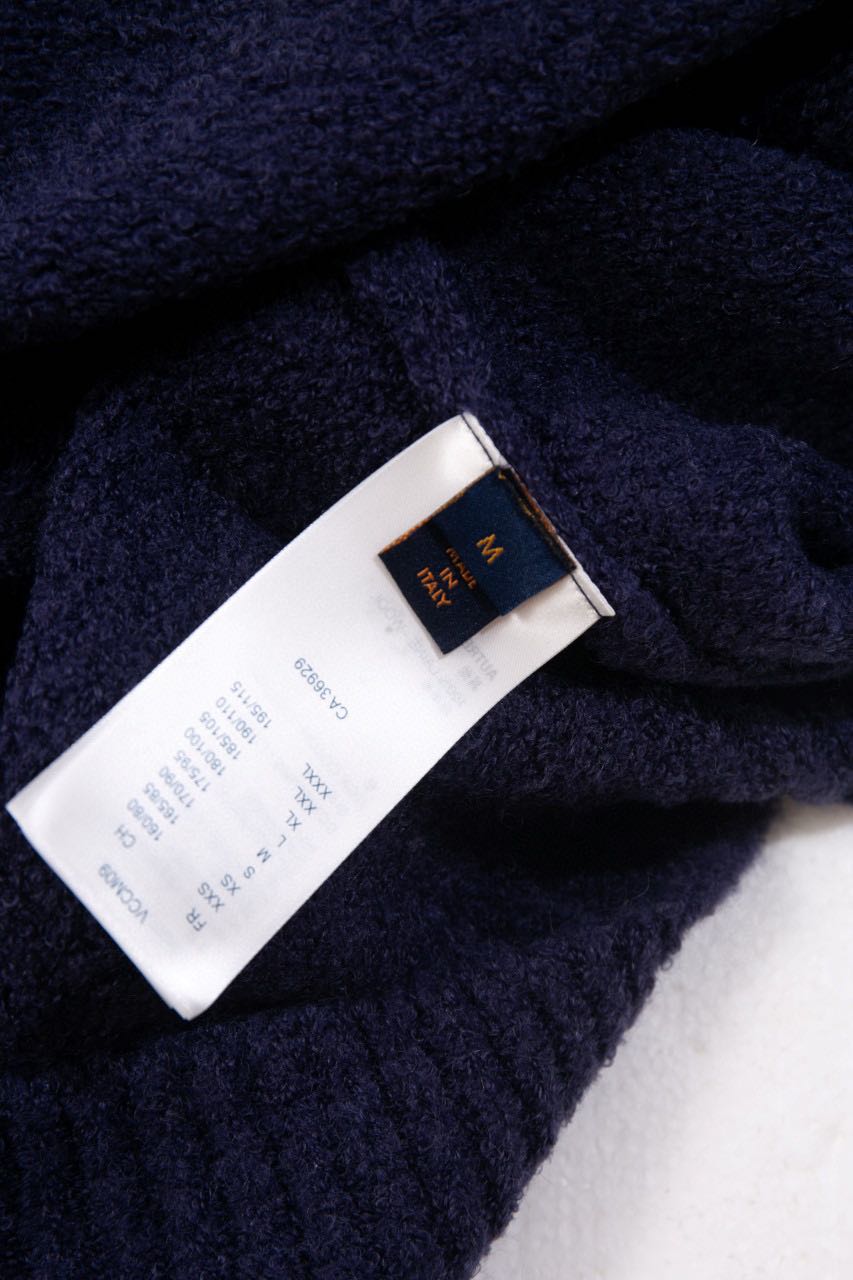 Louis Vuitton LV Intarsia Crewneck Navy（1A96KK）