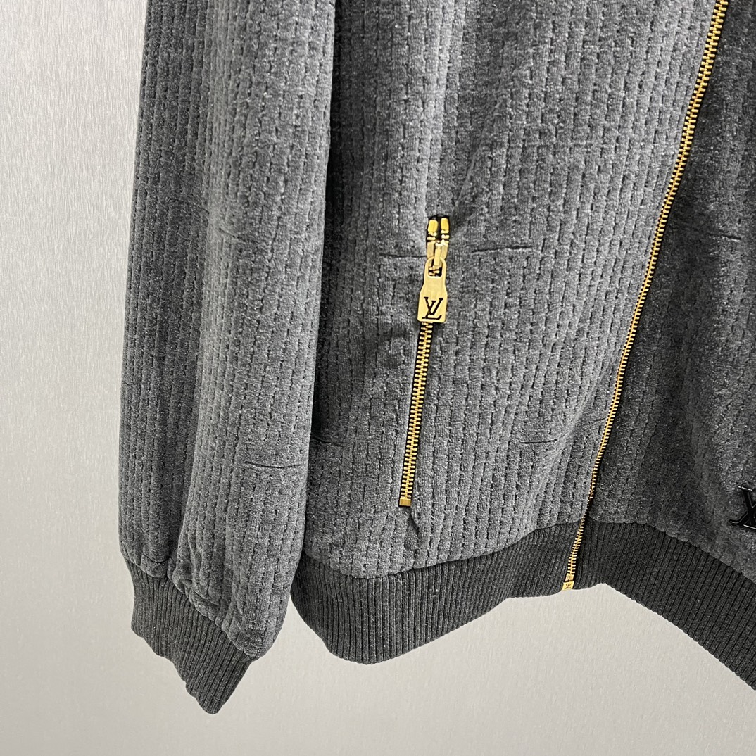 Louis Vuitton X Park Seo-Bo Cotton Velvet Tracktop（1AFYED)