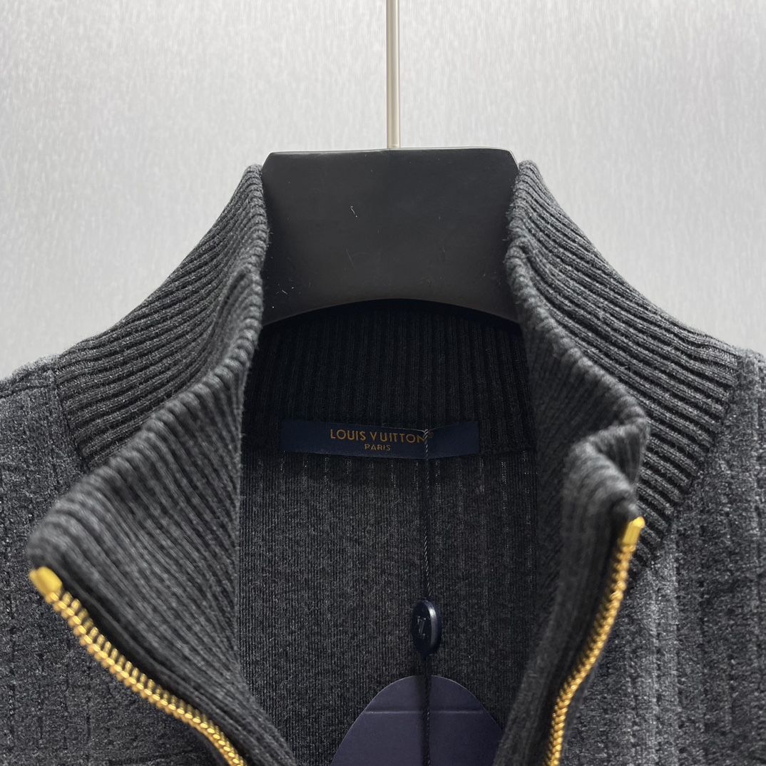 Louis Vuitton X Park Seo-Bo Cotton Velvet Tracktop（1AFYED)