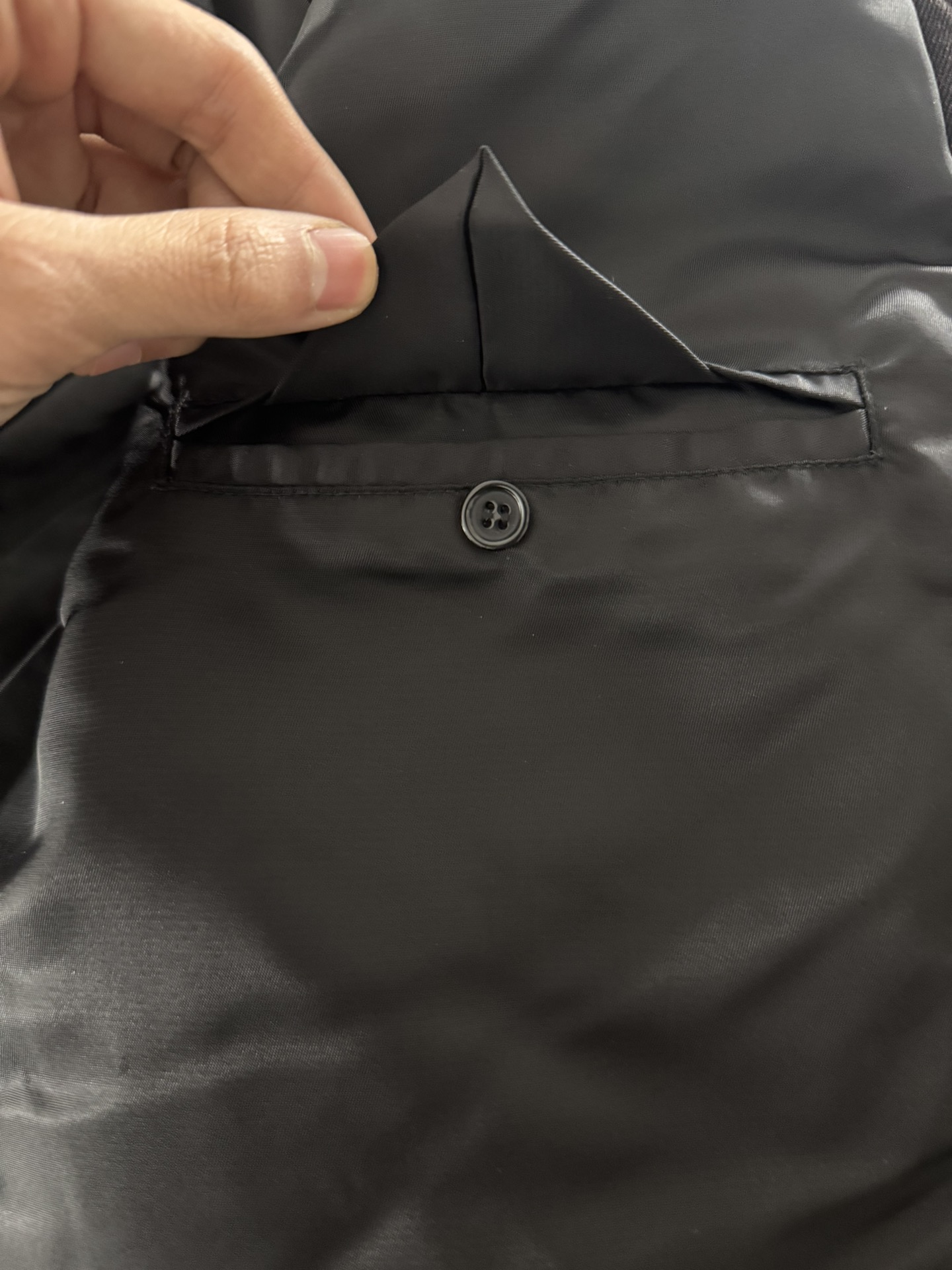 PRADA Padded Denim Bomber Jacket (GEB268-142D-F0631-S-OOO）