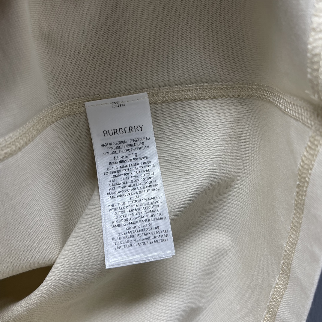 Burberry Paisley Logo Cotton T-shirt in Shadow（80978751)