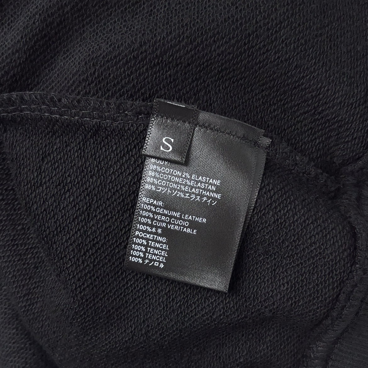 Amiri Staggered Logo Hoodie 'Black'(AMJYHD1052-BLACK）