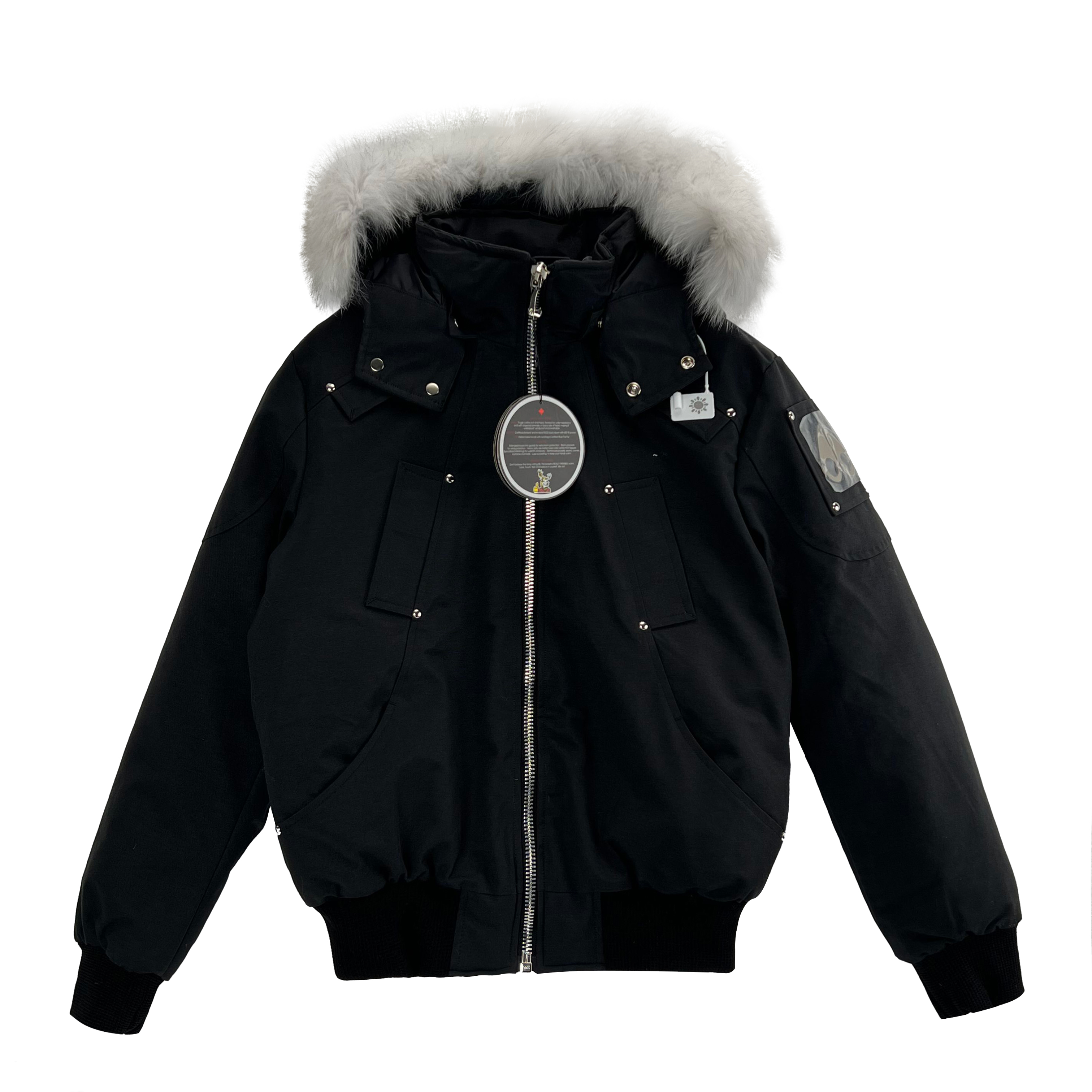 Moose Knuckles Original ballistic bomber - Black (M32MB000S1001）