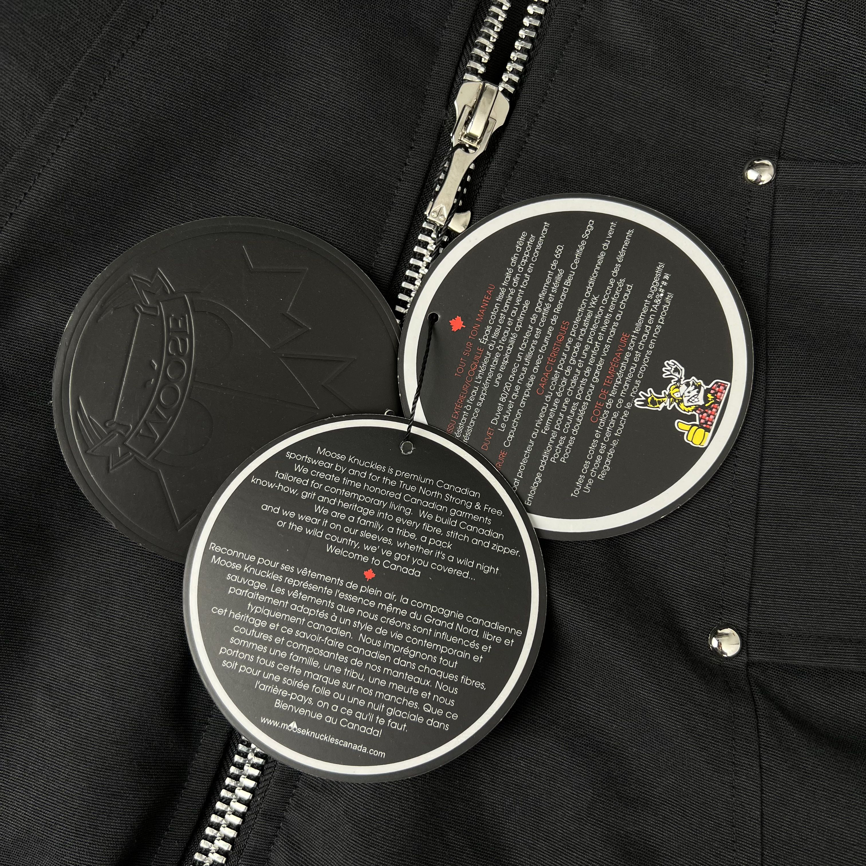 Moose Knuckles Original ballistic bomber - Black (M32MB000S1001）