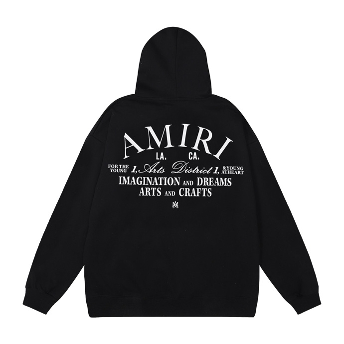 Amiri Arts District Hoodie 'Black' (AMJYHD1026-001）