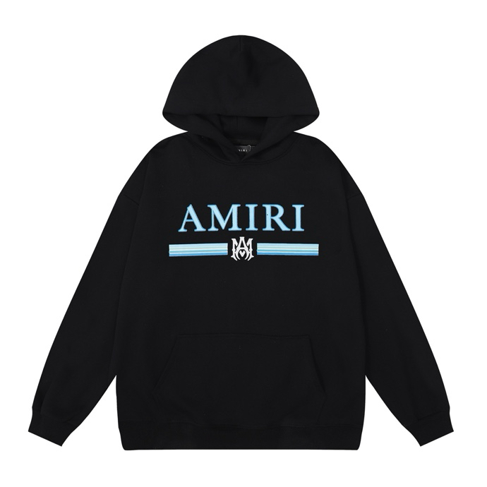 Amiri Bar Hoodie 'Black' (PS24MJL008-001）