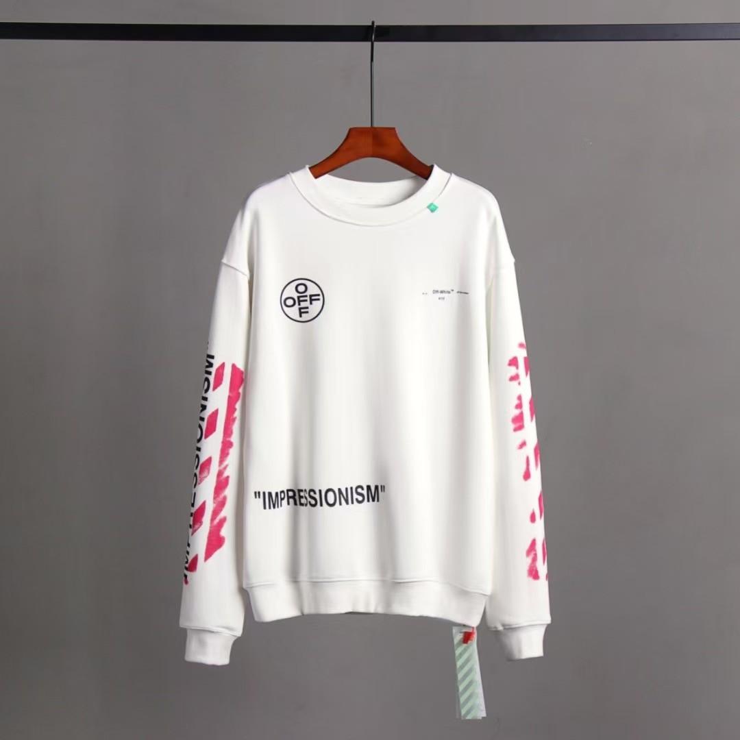 OFF WHITE CO VIRGIL 19Fw arrow print sweatshirt（OMBA025R190030151028）