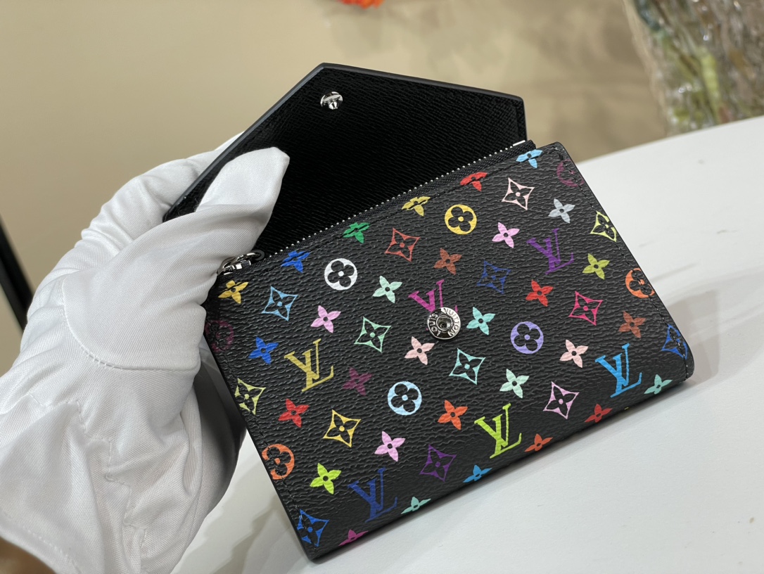 Louis Vuitton x Takashi Murakami Victorine Wallet Monogram "Multicolor"（M14163）