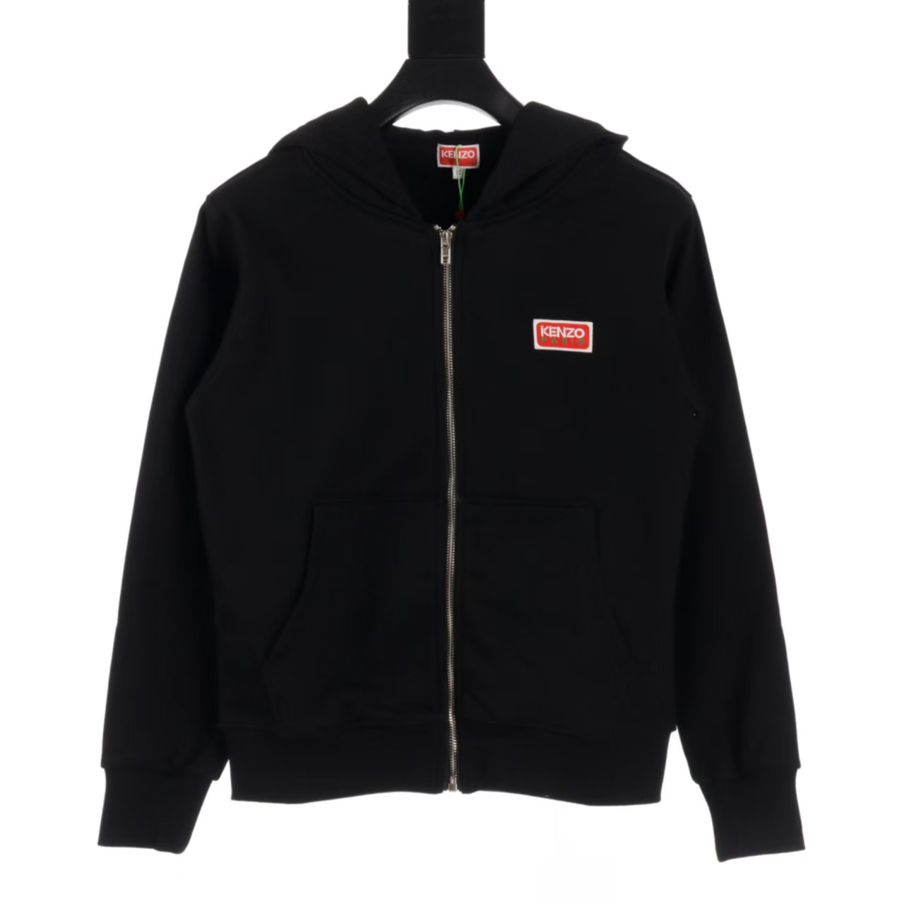 KENZO 23FW LOGO hooded zipper sweatshirt（FD65SW1004ME99J）