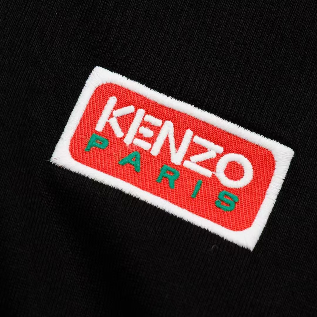 KENZO 23FW LOGO hooded zipper sweatshirt（FD65SW1004ME99J）