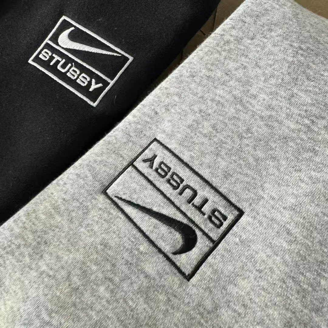 Nike x Stussy Full-Zip Fleece Hoodie "Gray"（FJ9181-050）