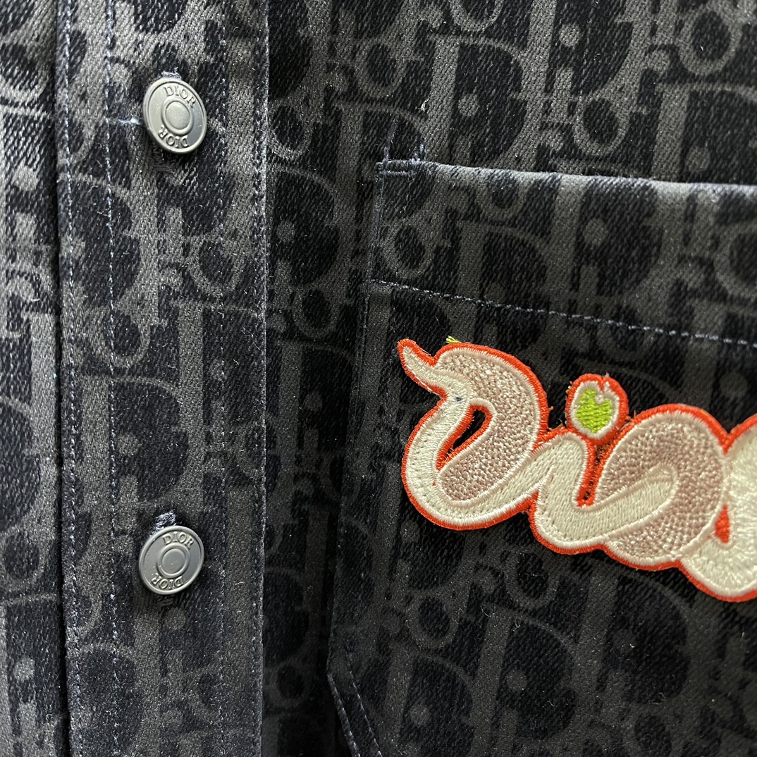 DIOR AND KAWS overshirt（513D595A321X-C584）