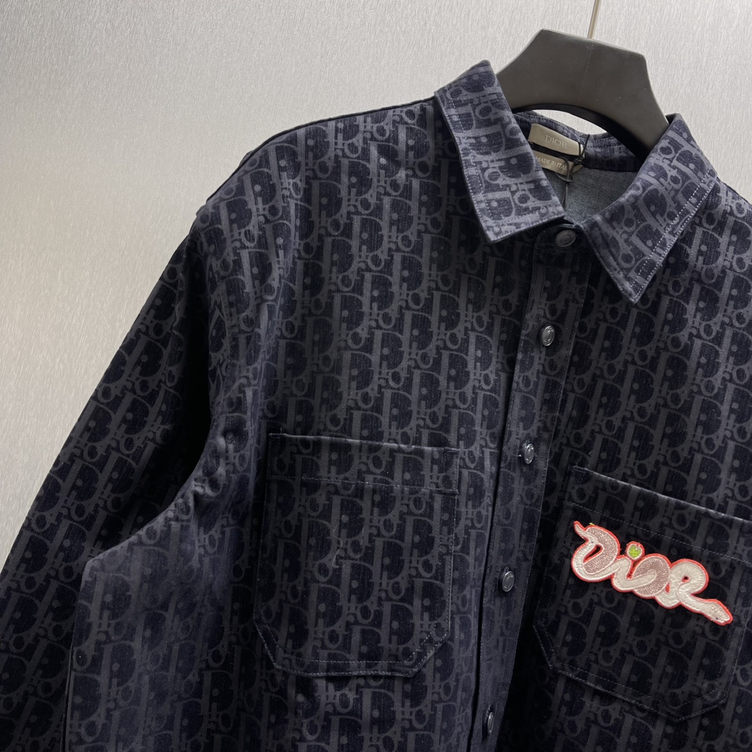 DIOR AND KAWS overshirt（513D595A321X-C584）