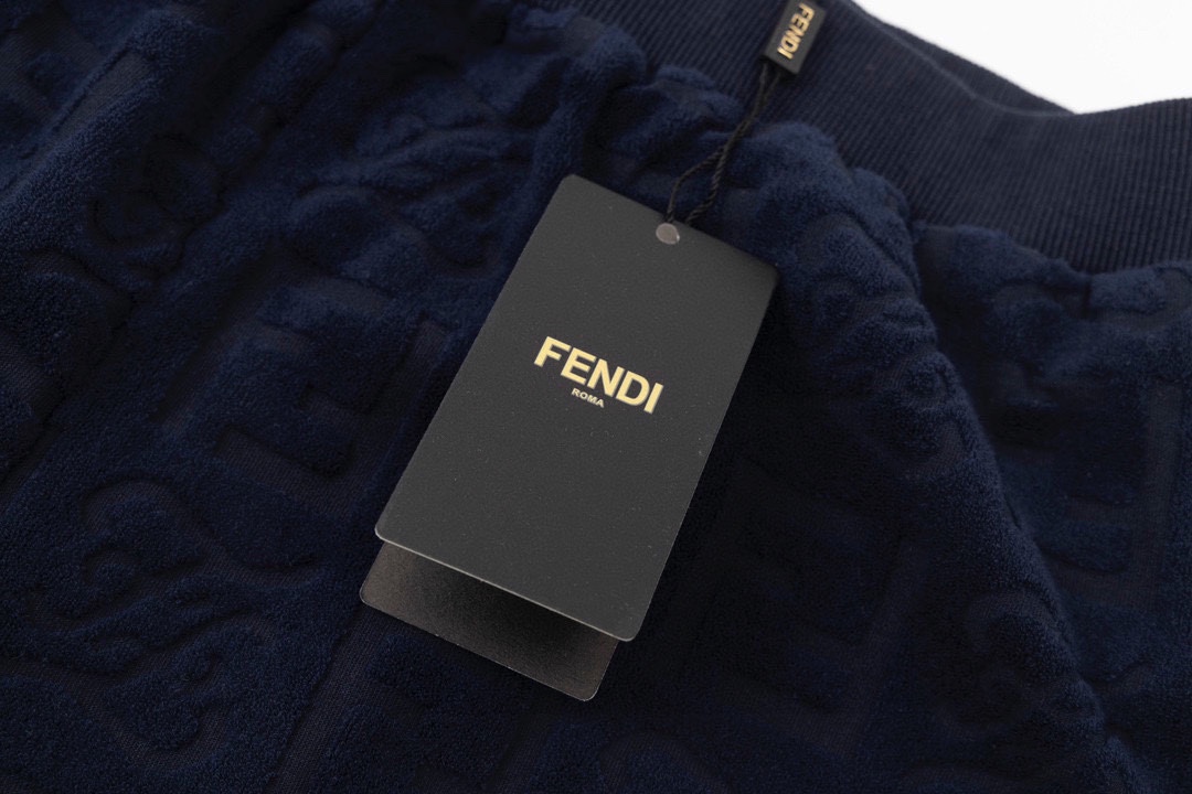 FENDI cotton trousers (FB0689A9RKF0U69）