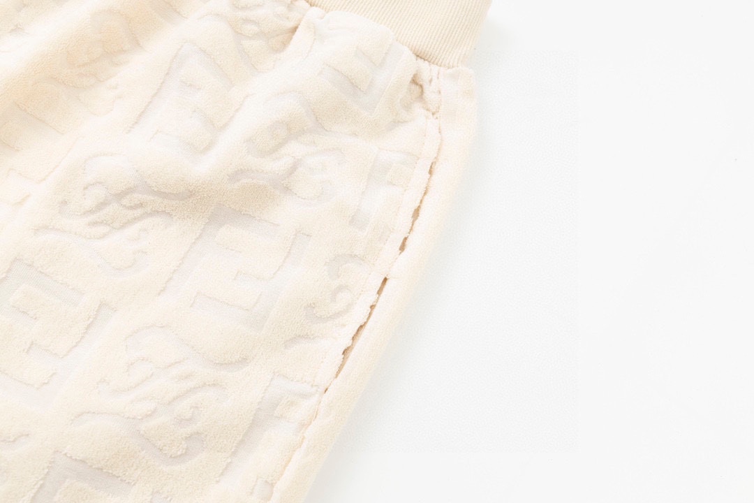 FENDI cotton trousers (FB0689A9RKF0U69）