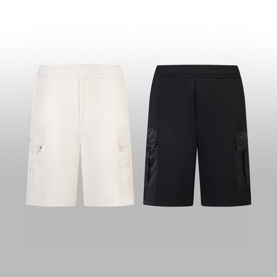 PRADA Triangle-Logo Straight Leg Shorts（UJP229-11JE-F0806-S-OOO）