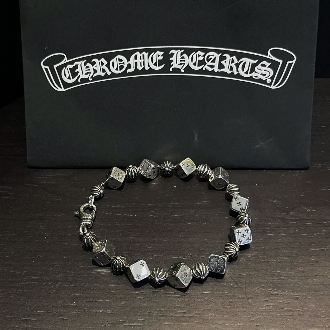 CHROME HEARTS Dice Cross Bracelet（CHROME HEARTS 247）