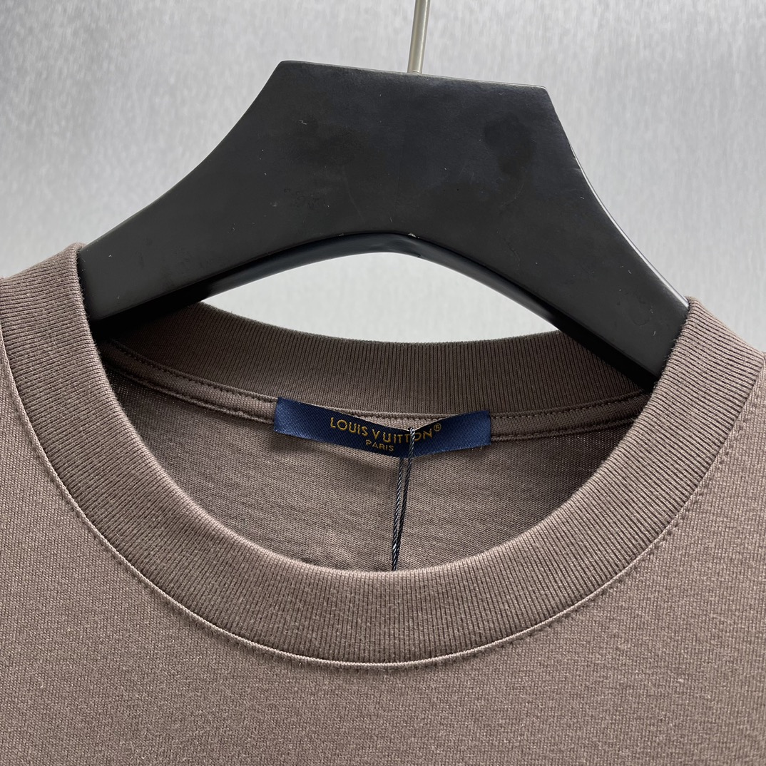 Louis Vuitton Washed Cotton T-shirt（1AHCL3)