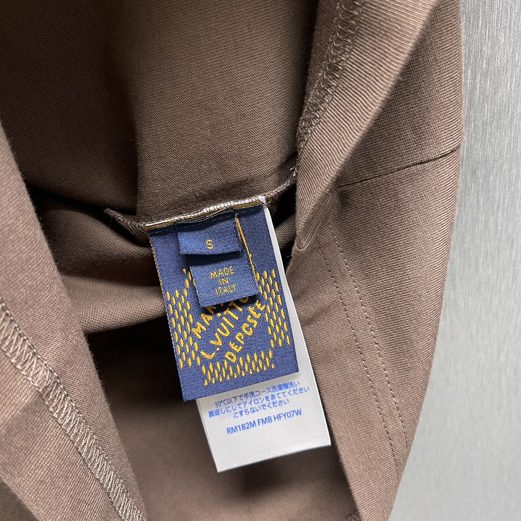 Louis Vuitton Washed Cotton T-shirt（1AHCL3)