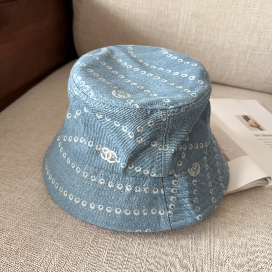CHANEL denim bucket hat（AB-25P-042）