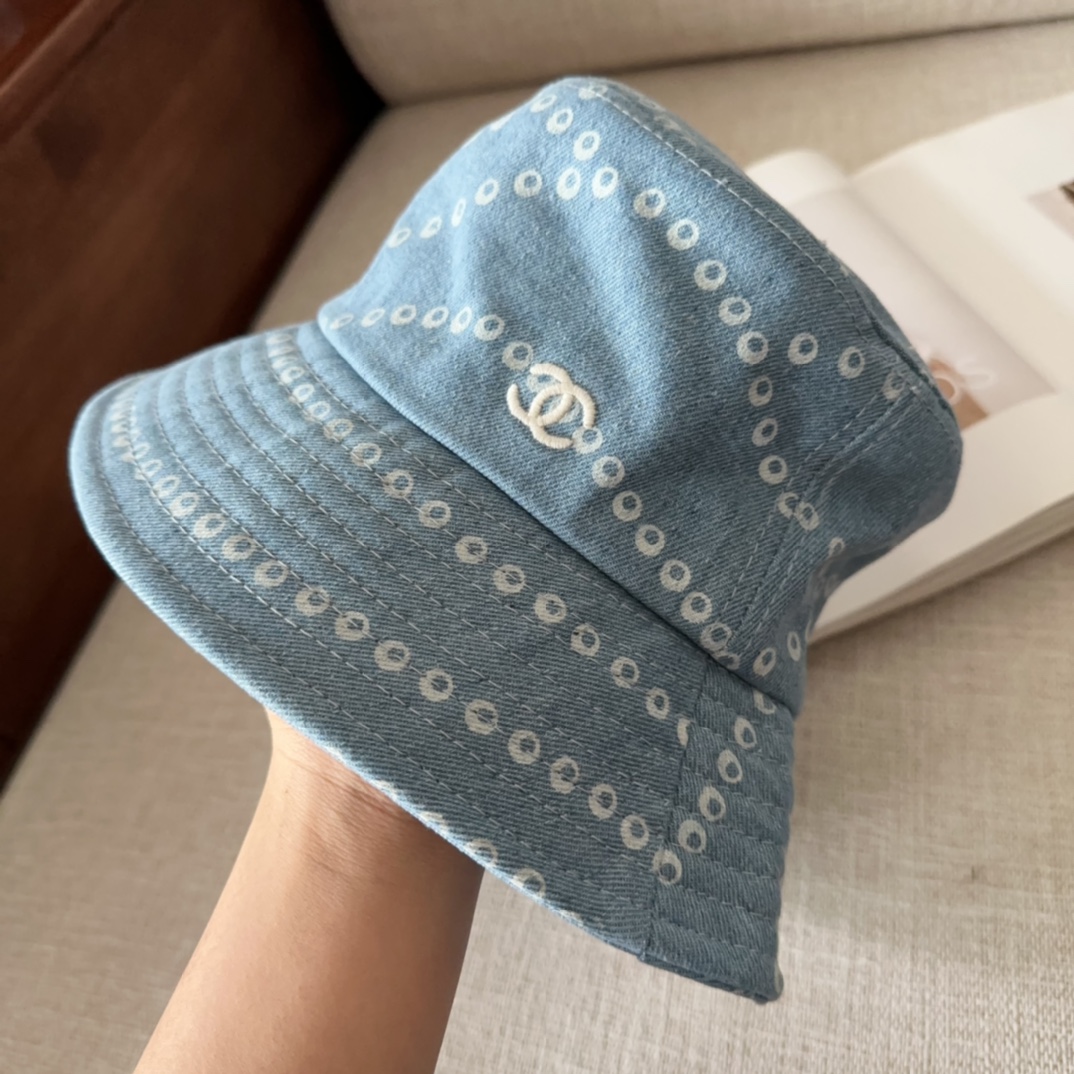 CHANEL denim bucket hat（AB-25P-042）