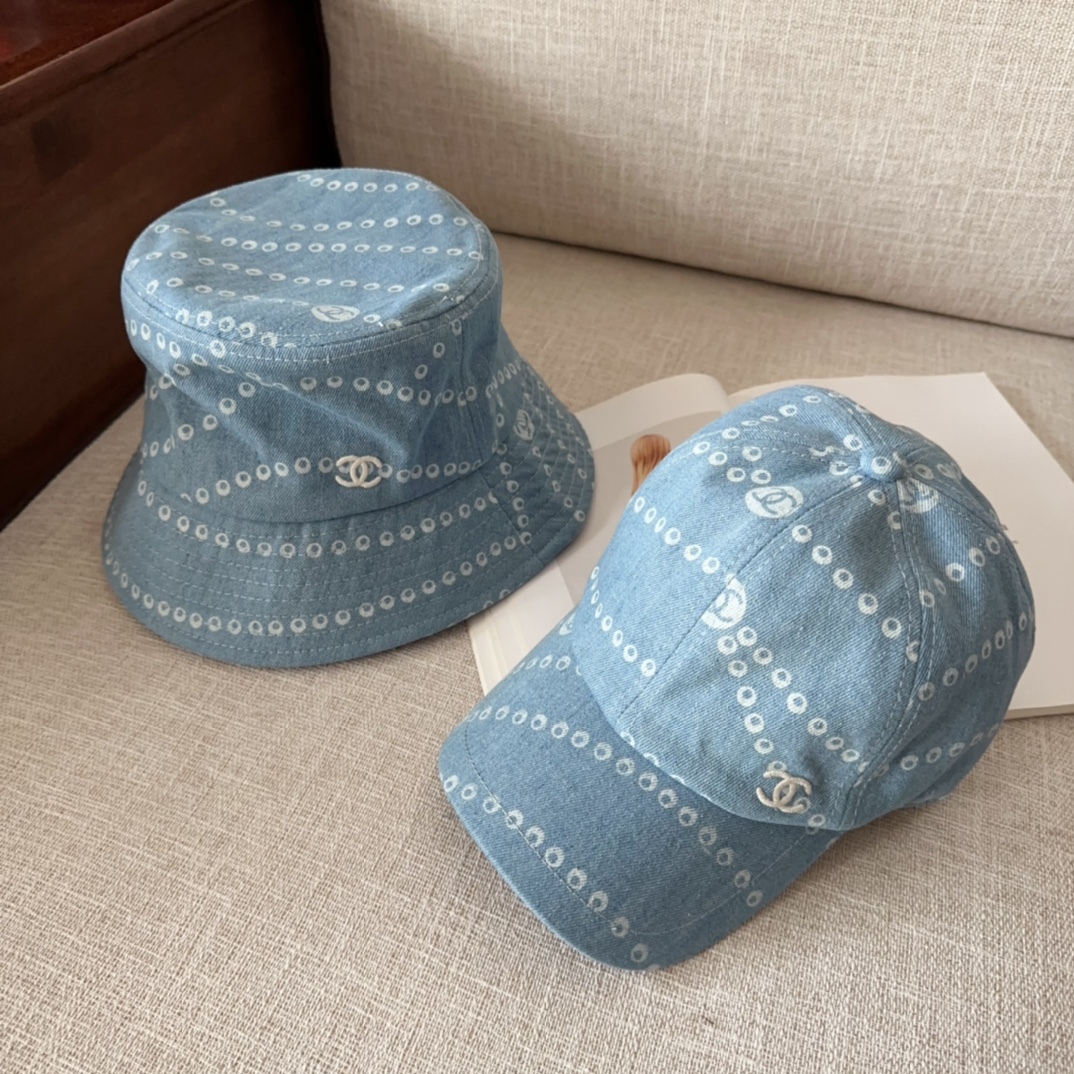 CHANEL denim bucket hat（AB-25P-042）