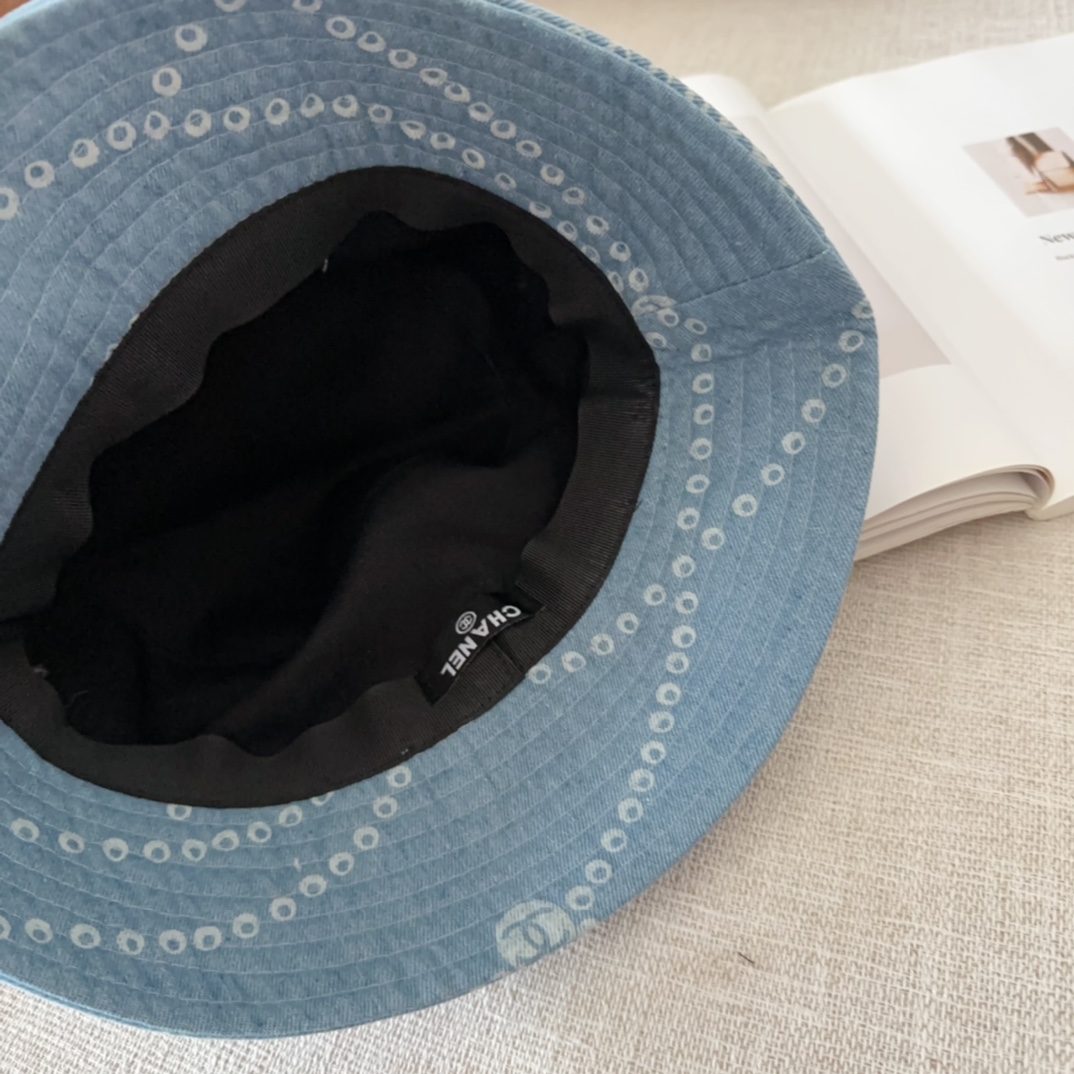 CHANEL denim bucket hat（AB-25P-042）