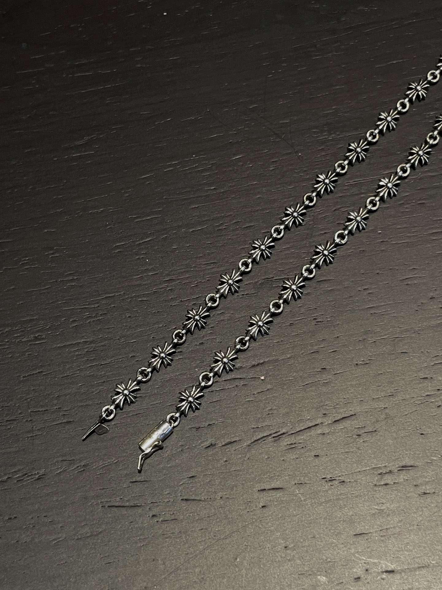 CHROME HEARTS Sterling Silver Cross Necklace（CHROME HEARTS 359）