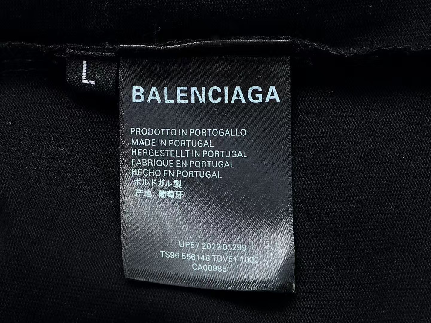 Balenciaga letter print T-shirt（124738）