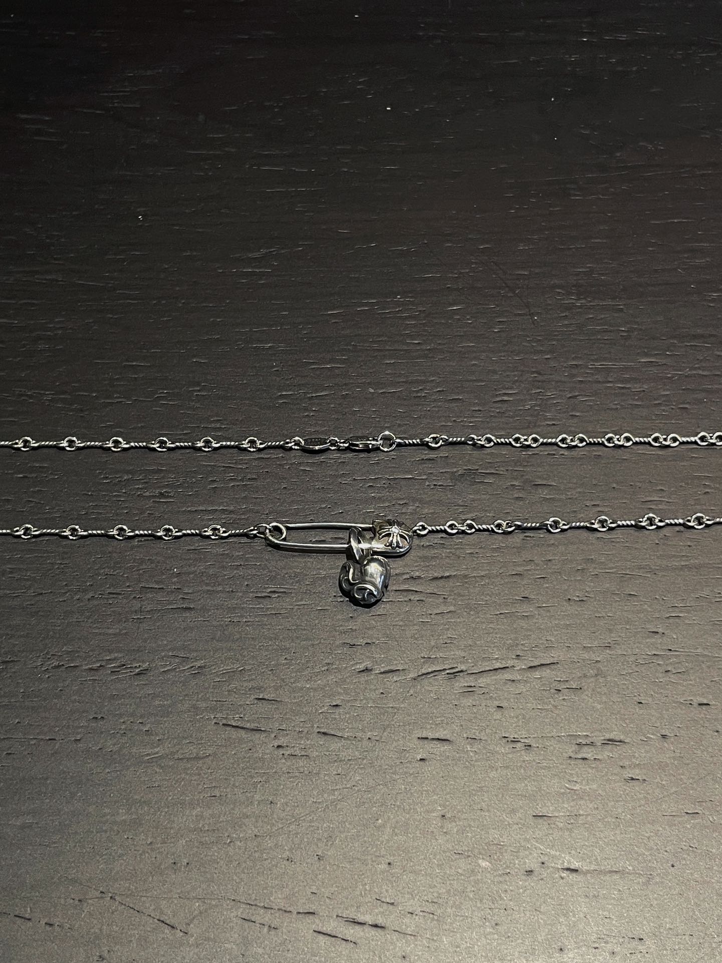 Chrome hearts stone pin necklace（CHROME HEARTS 319）