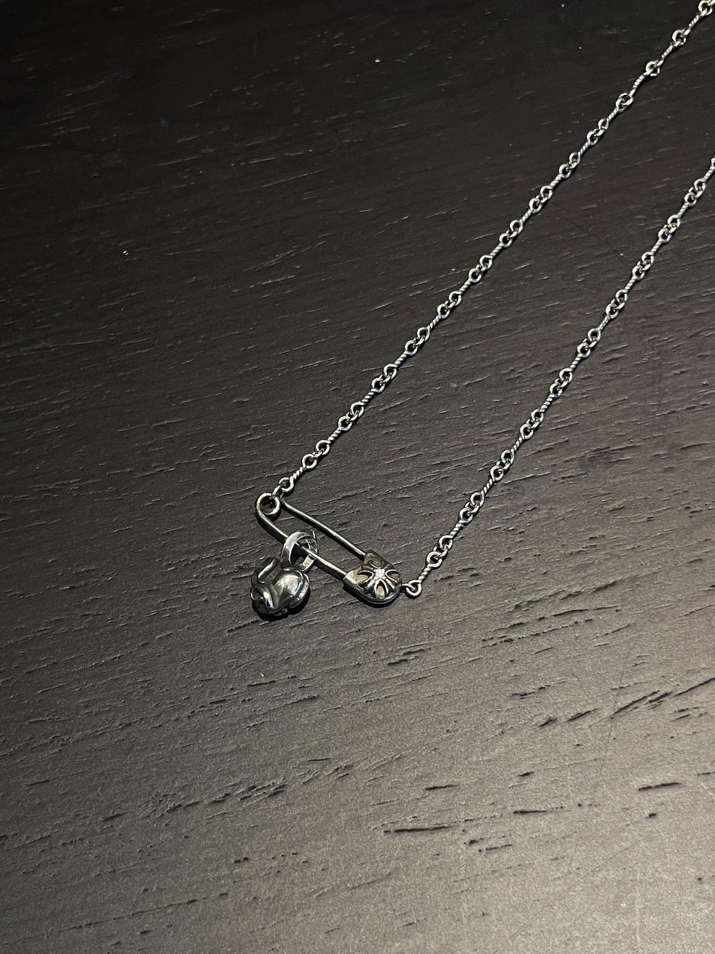 Chrome hearts stone pin necklace（CHROME HEARTS 319）