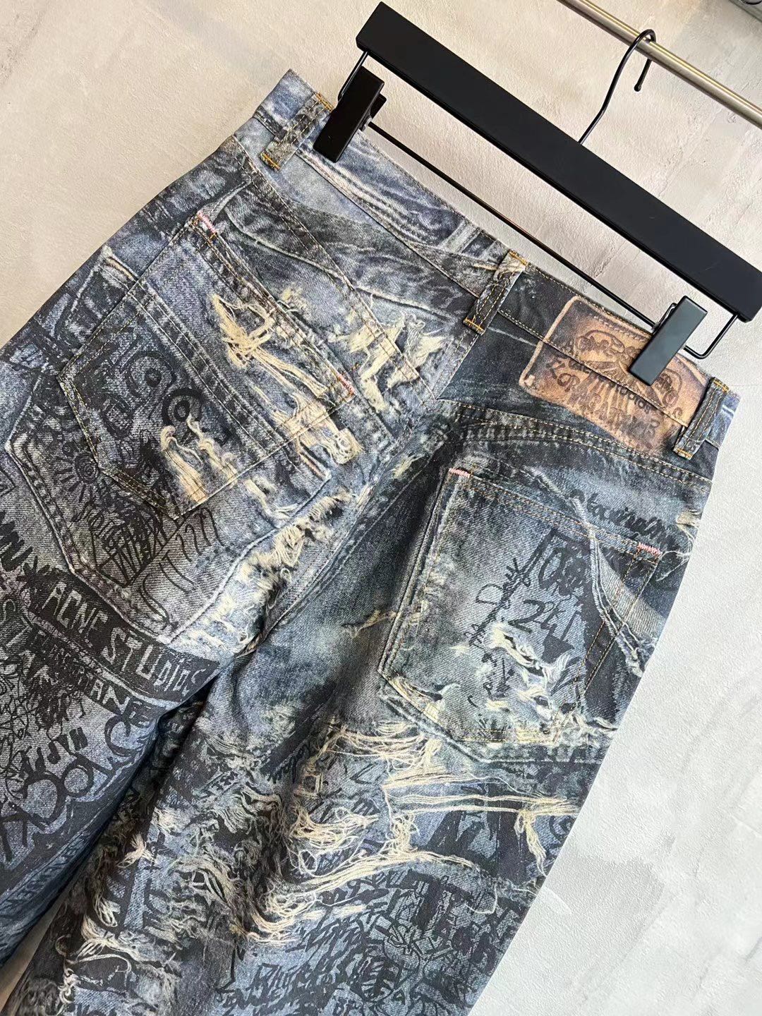 Acne Studios Super Baggy Fit Jeans for Men (BK0679-863）