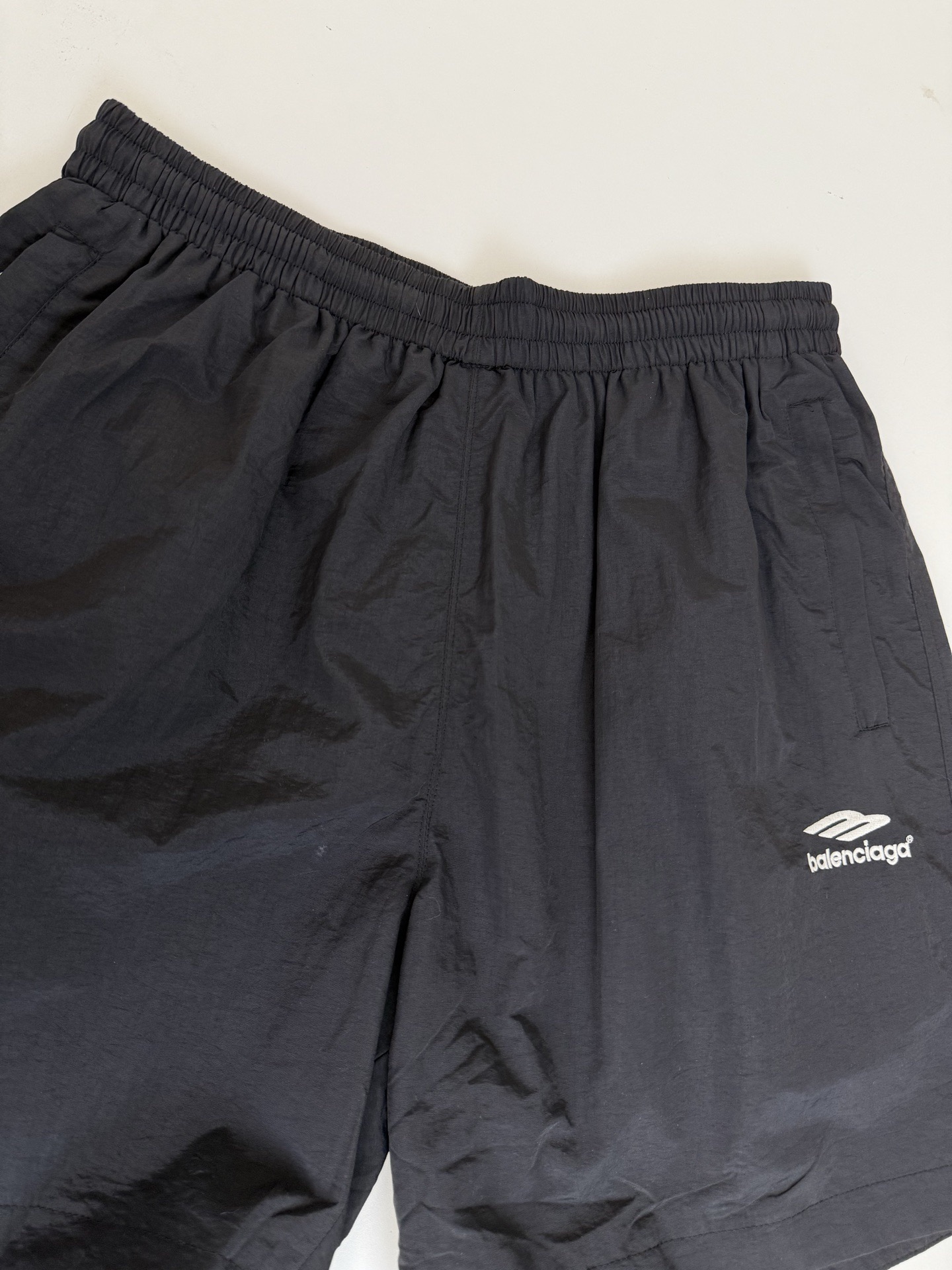 Balenciaga 3B Sports Icon Tracksuit Shorts Black/White Logo（704717TKO481000）
