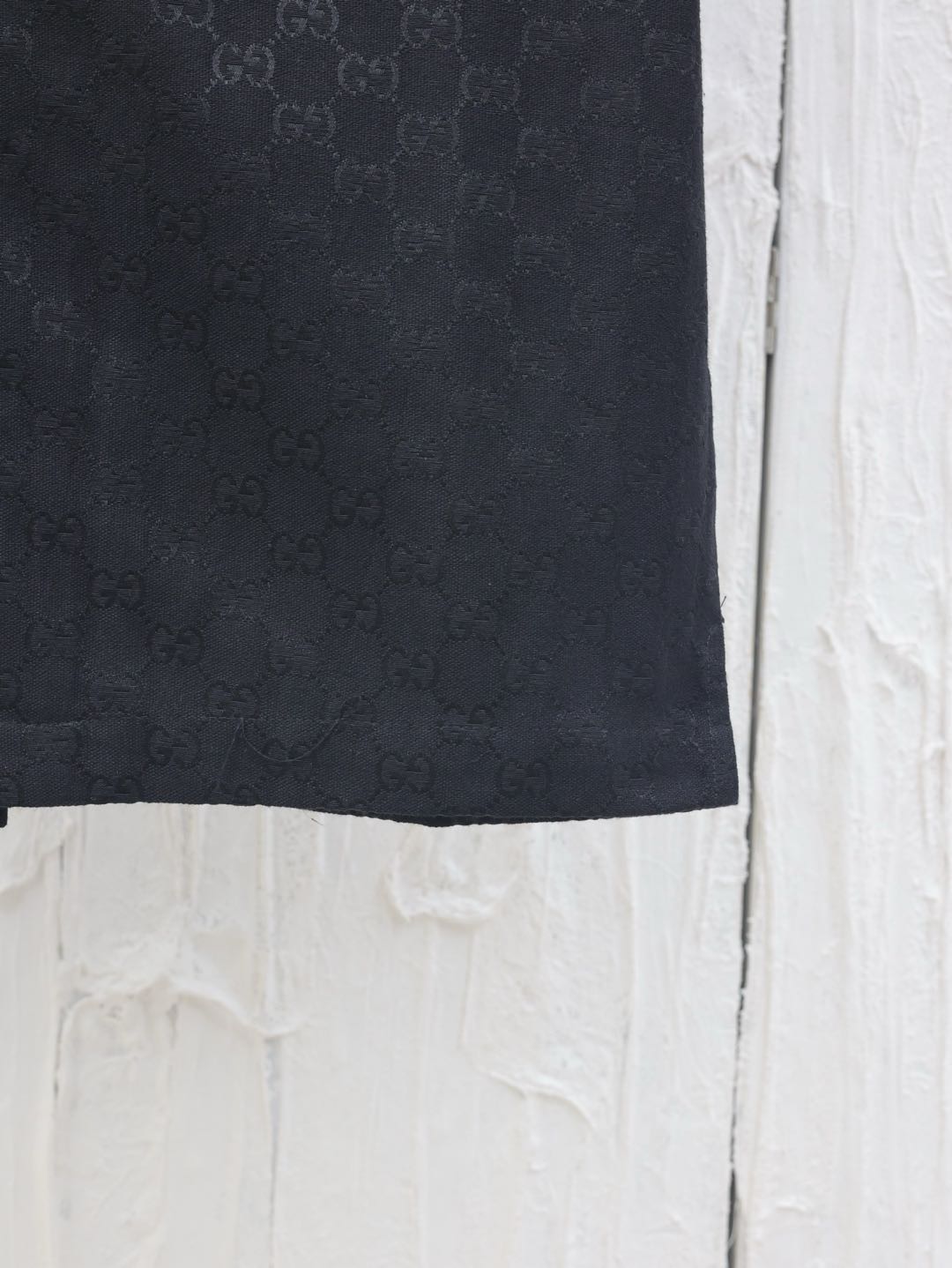 GUCCI linen blend canvas shirt（123647）