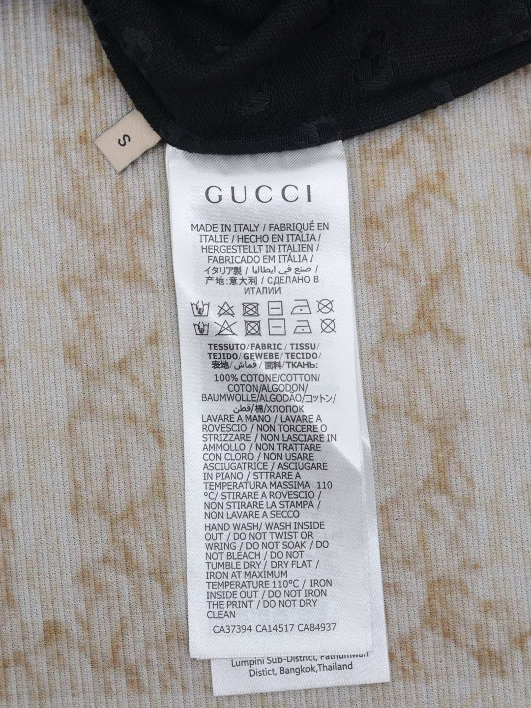 GUCCI linen blend canvas shirt（123647）